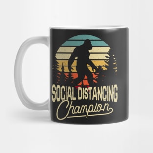 Social Distancing World Champions Funny Antisocial Introvert Mug